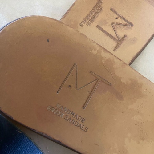 Handmade leather sandals size 40 used