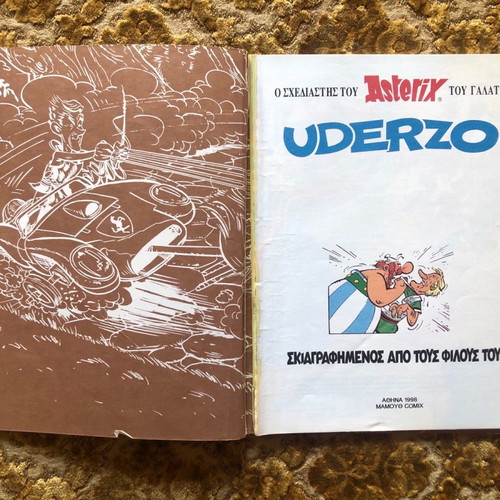 Magazine The Designer of Asterix UDERZO used