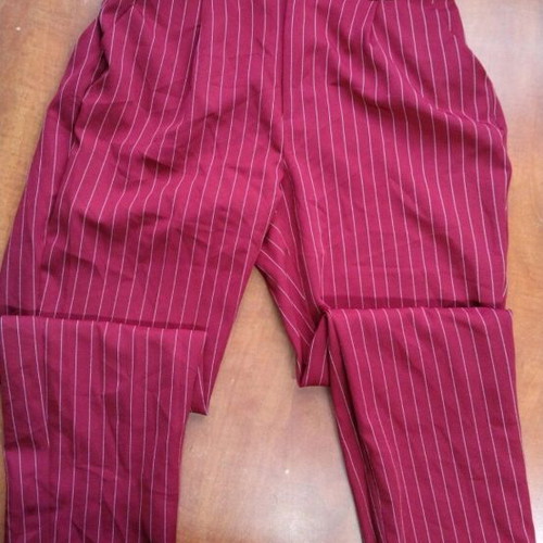 Striped red pants Pink Woman size M used