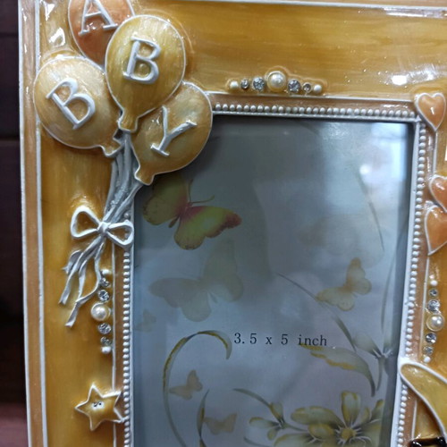 Catherine's Collection children's frame new with enamel and crystals