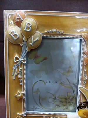 Catherine's Collection children's frame new with enamel and crystals