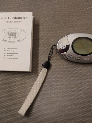 Pedometer and fat analyzer new with alarm function