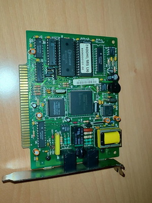 GoldStar modem 2400 8bit ISA used