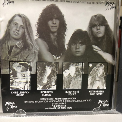 Mystic Force Take Command Shipwrecked With The Wicked CD used, metal