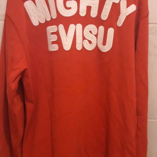 Evisu Jacket XL Red With Stripes Like New