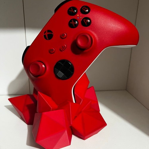 Xbox One controller stand new with Red Crystal Low Poly design