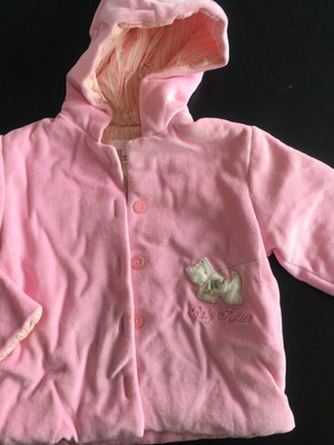 Kitten velour jacket for girl 24 months like new