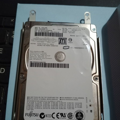 RAM memory and internal HDD hard drives used