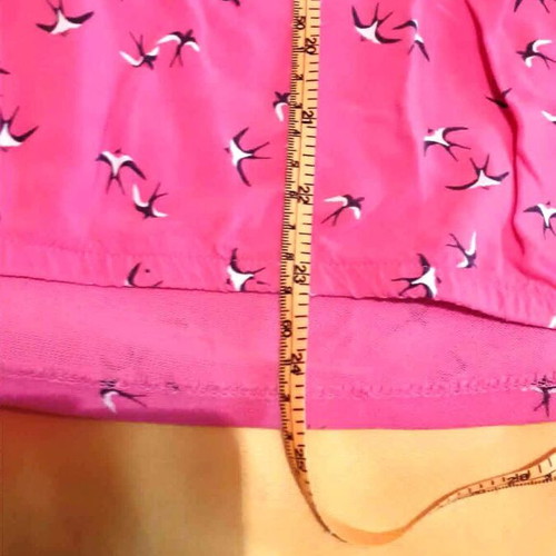 Pink women's blouse CECIL Medium with swallow print like new