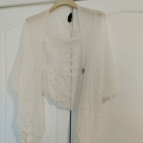 Silk bolero 100% silk like new, beige