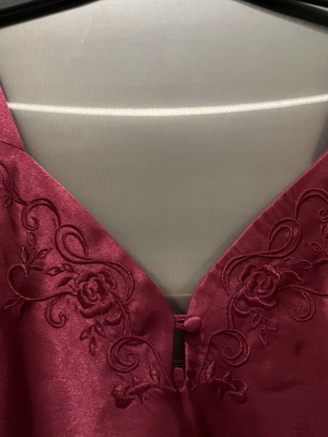 Debenhams satin texture nightdress like new, red, size S