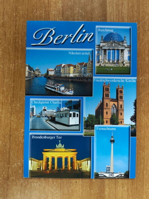 Berlin postcard like new