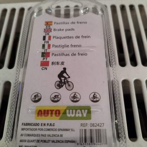 Reinforced bicycle brake pads new unused