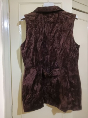 Velvet vest jacket Small size