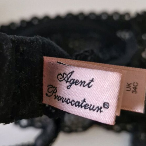 Agent Provocateur black lace bra 75C like new