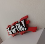 Yu-Gi-Oh! 3D Printed Logo Decorative Sign New