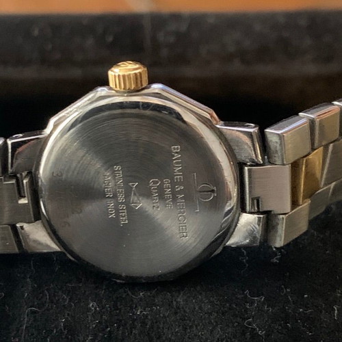 Baume & Mercier Riviera Mini ladies diamond watch used with box and papers