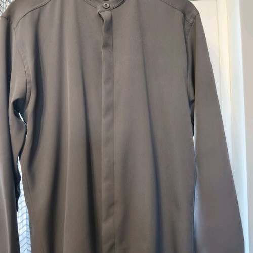 Ben Tailor men's set with elastic pants and Mao collar shirt gray, new