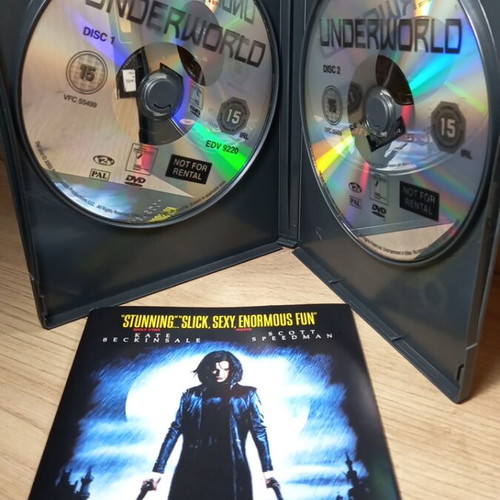 Underworld trilogy DVD with English subtitles
