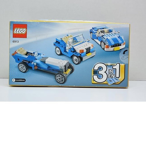 Lego Blue Roadster 6913 3-in-1 used