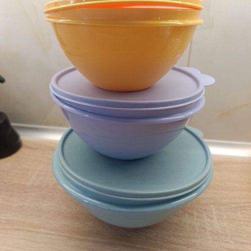 Tupperware bowl set new, 3 bowls 775 ml 1.1 lt 2 lt