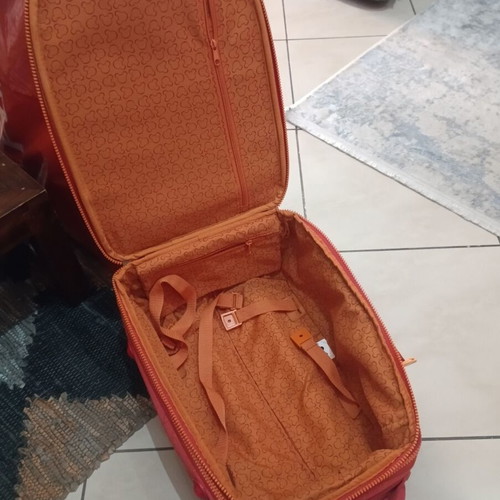 Children's suitcase used Mickey Mouse Clubhouse red
