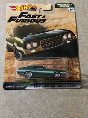 Hot Wheels Fast and Furious Ford Gran Torino toy car like new
