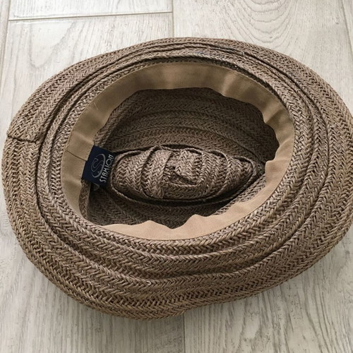 Stamion Panama Hat Made in Greece like new, brown