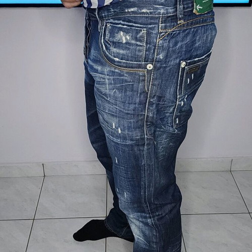 Scinn jean used, size XXL, blue