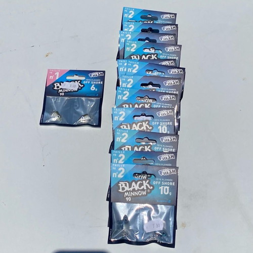Fiiish Black Minnow Original Fishing Heads New