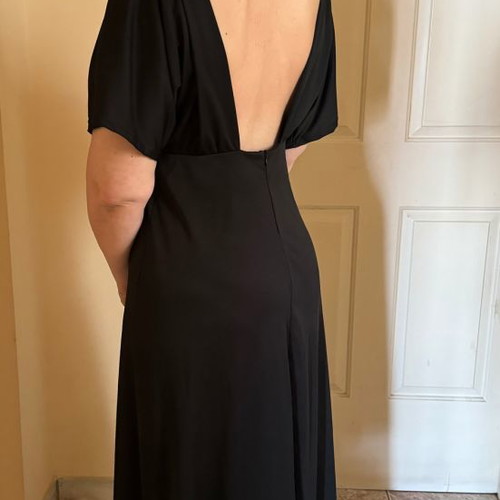 Black dress Parizianista by Maria Korinthiou used, size L/XL