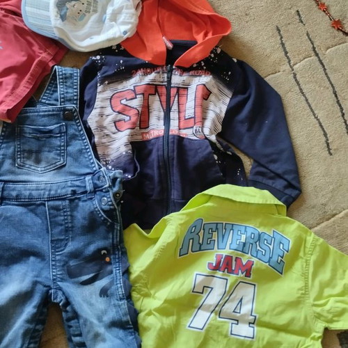 Baby boy clothes used, 13 pieces, 0-2 years, United Colours of Benetton