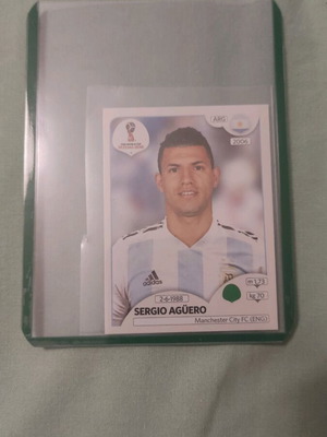 Panini World Cup 2018 Sergio Aguero new (Black Back)