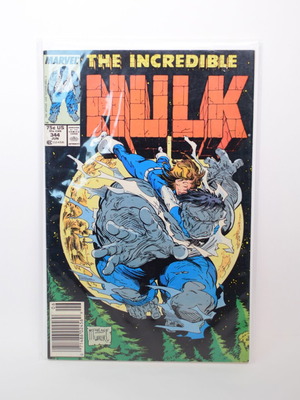 The Incredible Hulk #344 used comic Marvel Comics 1988
