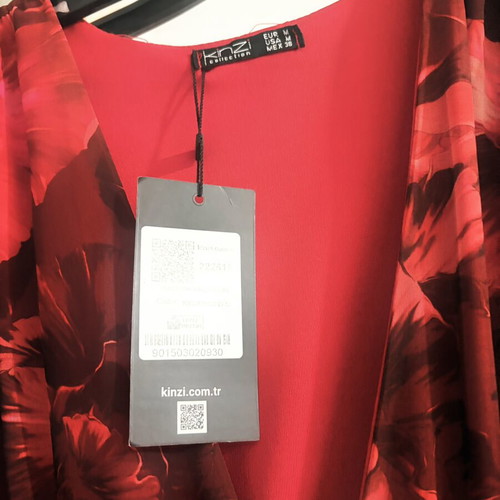 Red Floral Formal Dress New Size Medium