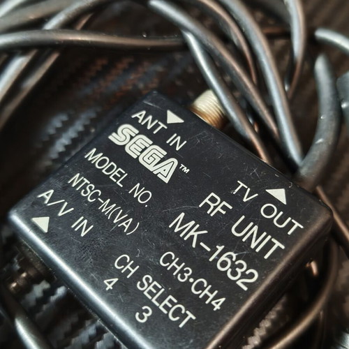 Sega Genesis Mega Drive RF Unit Switch Box Cable MK-1632 NTSC-M