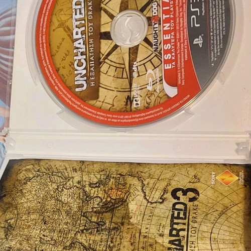 Uncharted 3 The Deception of Drake for PlayStation 3 like new with Greek subtitles