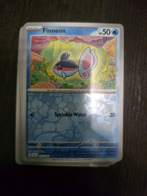 Finneon Pokemon card new