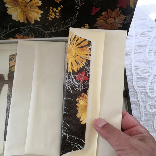 Luxury letter writing set new from 1970s West Germany