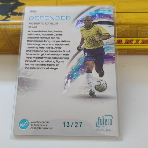 Roberto Carlos Futera Incredible Brazil sticker