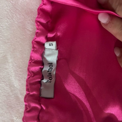 Fuchsia dress Toi Moi like new with side cutouts