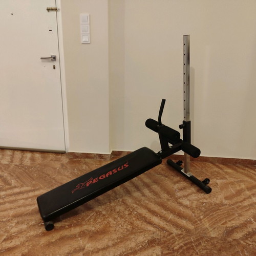 Adjustable abdominal bench with 10 levels like new