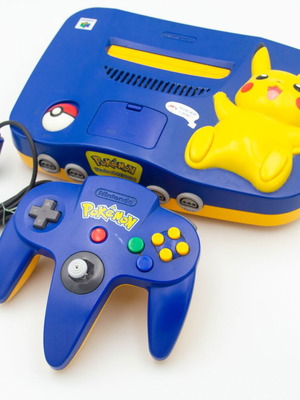 Nintendo 64 Pokémon Edition αυθεντική κονσόλα σαν καινούργιο