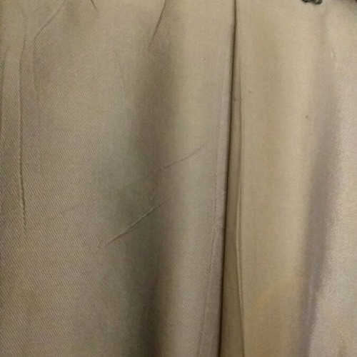 Men's checked wool jacket and olive brown trousers used