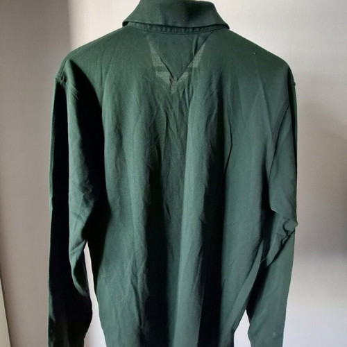 Tommy Hilfiger long-sleeve cotton shirt like new, size M, cypress green
