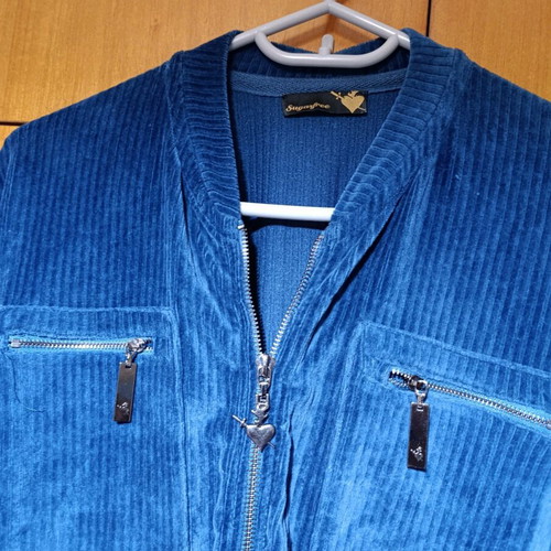 SugarFree one-piece blue jumpsuit like new, size S