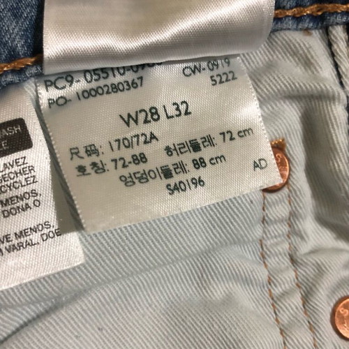 Levi’s unisex jeans W28/L32 like new