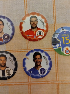 Cheetos Football Tags 2014-2015 Greek Championship and La Liga, new