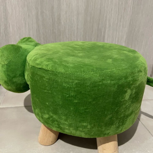Frog Kids Stool like new with wooden legs