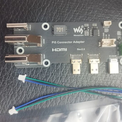 Micro HDMI to HDMI Adapter for Raspberry Pi 5/4B with 4K Dual Output